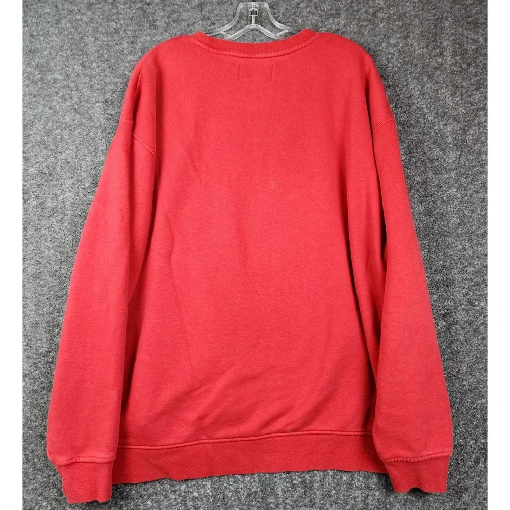 Jordan Sweatshirt Mens XXL Red Plaid Applique Logo Crewneck DV1574-612‎